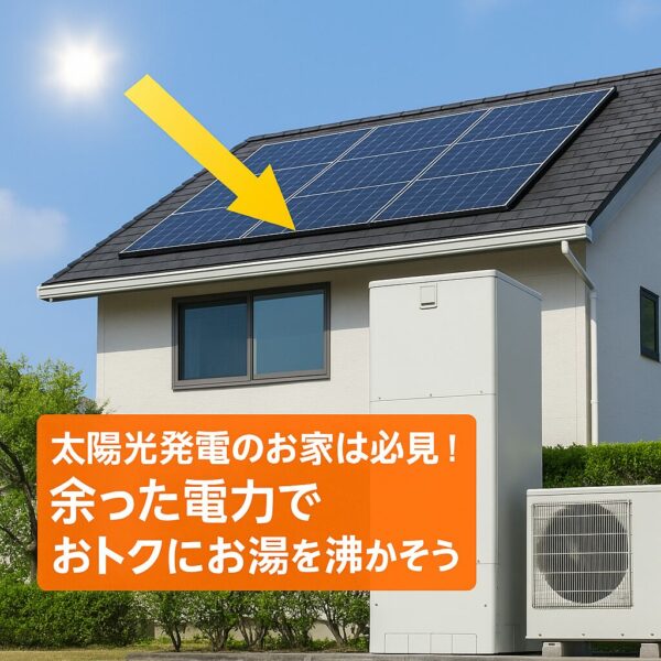 太陽光発電とエコキュートの相性とは？余剰電力の活用で家計にやさしい暮らしを