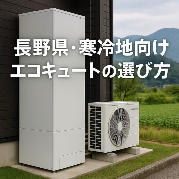 エコキュートの選び方【長野県版】｜寒冷地に強いおすすめ機種と注意点も解説
