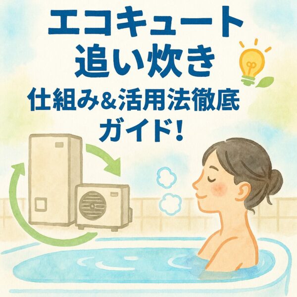 【エコキュートの追い炊き機能を徹底解説】