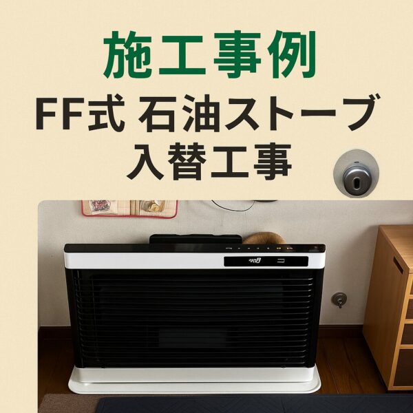 FF式石油ストーブ　FF-AG6825H　入替工事（戸建て）